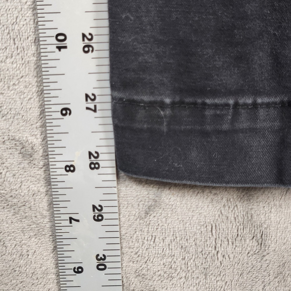 Banana Republic Chino Mens 34x30 Black Mason Tapered Slim Stretch Preppy - Picture 9 of 9
